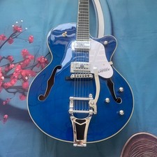 Custom Hollow Body  Jazz  Blue