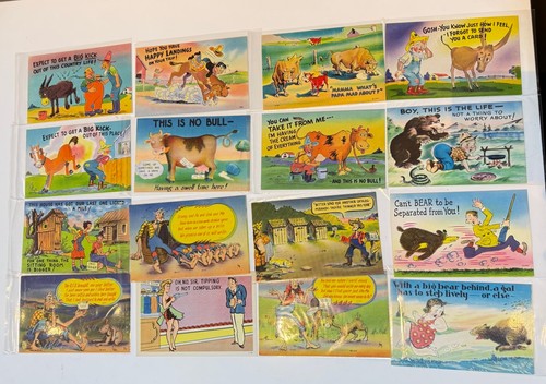 Vintage linen humorous - vintage, 40’s