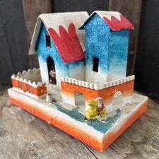 VTG XMAS MICA PUTZ House  With