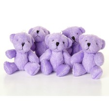 NEW - Purple Teddy Bears -