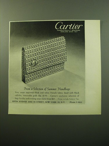 1950 cartier handbag - handbag,