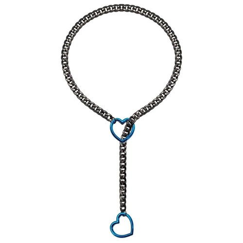 Lariat heart necklace slip - lariat,