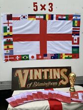 St George England Rules The World Flag 5ft X 3ft