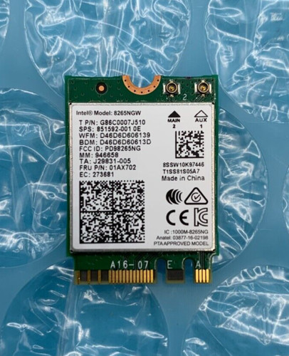 Intel 8265ngw dual - dual, 2.4ghz