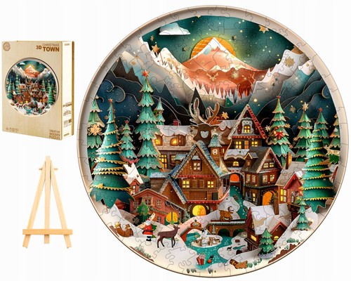 Wooden jigsaw puzzle - wooden,