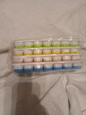 Silicone Ice Cube Tray 14-Cavity w/ Lids Stackable Flexible Easy Release