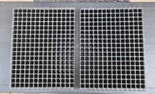 2 X Rigid Plastic 252 Cell Seed Starter Plant Tray. Reuse. Used. see Description