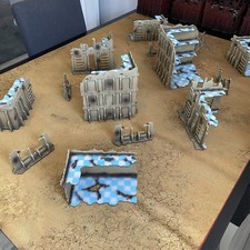 Warhammer 40K Terrain Full Table Pro Painted Desert Theme War Gaming Terrain