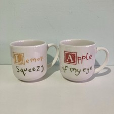 2 Jamie Oliver 5 A Day Mugs -