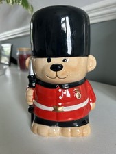 Novelty Ceramic Guardsman Money Box Piggy Bank Ideal Childs Christmas / Birthday