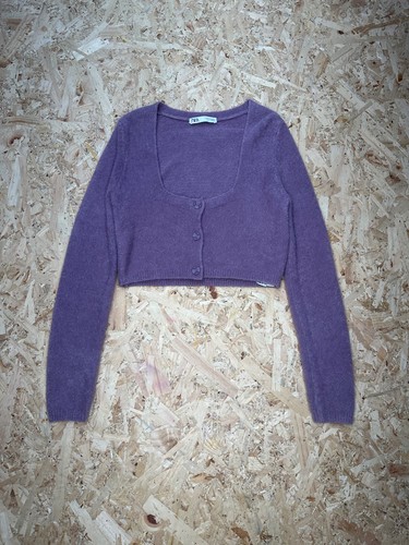 Zara women purple long - zara,