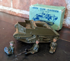 Rare & Vintage Britains Ltd Bren Gun Carrier with Crew No. 1876 from 1952