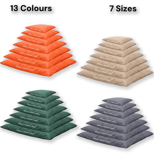 Beanbag floor cushion - floor, square