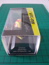 Minichamps 1/8 Valentino Rossi AGV Helmet Winter Test Sepang Day 1 2018 Used