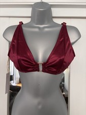 Wolf & Whistle Fuller Bust x Abby Benson bikini top, size 8 with E/F cup, BNWT