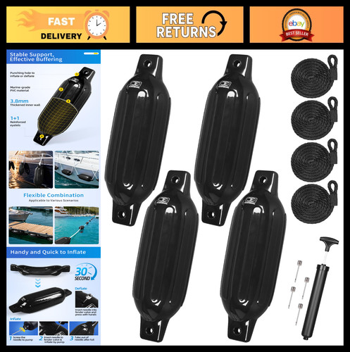 Inflatable boat fenders - fenders, pack
