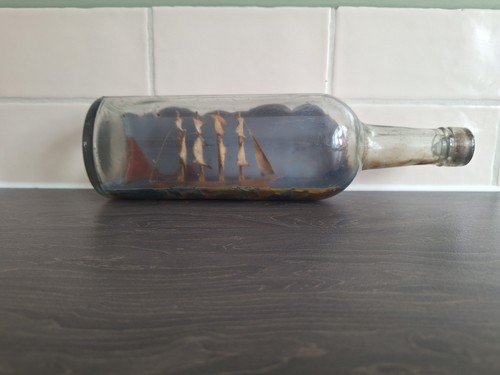 Vintage ship bottle - vintage,