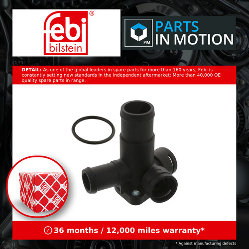 Coolant flange pipe - flange, fits