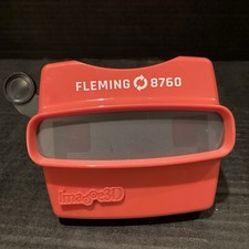 Retro Image 3D Viewer View Master Red Classic Toy Fleming 8760