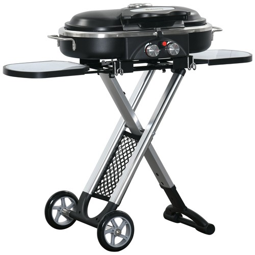 Foldable gas bbq grill - foldable,