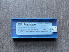 Shape Master Carbide Inserts. TPGW 1.821 Quantity 10.