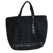vanessabruno Vanessa Bruno Sequin Tote Bag in Black Women USED