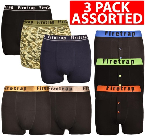 Firetrap mens boxers - mens, cotton