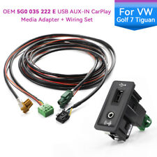 5G0035222E MDI Carplay AUX USB Port AMI Media Switch Cable SET For VW Golf 7 7.5