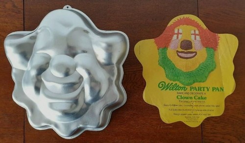 Vintage wilton clown cake tin - wilton,