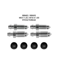 BRAKE BLEED NIPPLES SCREWS FITS: BMW 1 SERIES E81 E87 VENTED REAR DISCS NIP2035D