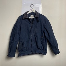 Driza-Bone Men's Jacket Black Medium Slim Full Zip Outdoor Workwear Cord Collar