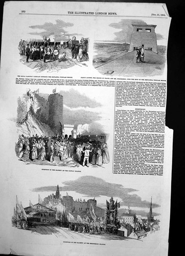 Antique print britannia - antique,