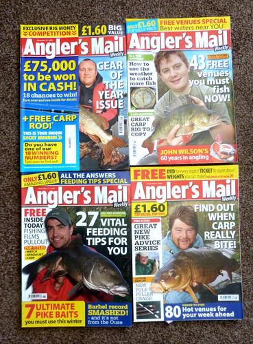 Anglers mail magazines - 4,