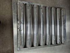 Commercial Kitchen Extraction Canopy Grease Baffle Filters Stainless  Steel 