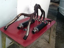 KAWASAKI ZZR 1100 D EXHAUST SYSTEM HEADERS DOWNPIPES BlackWidow 1996 P 1993-2001