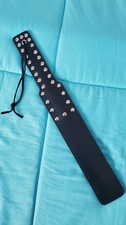 Studded Faux Leather Paddle