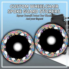 Wheelchair Spoke Guard Sticker