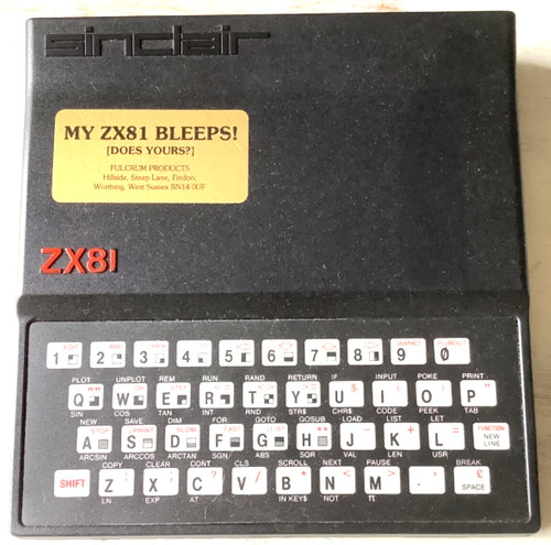 Sinclair zx81 shop - zx81, display