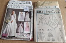 McCall's 6334 Sewing Pattern WEDDING GOWN CUT SIZE 18
