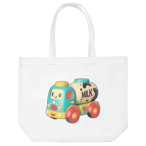 Toy milk lorry shopping tote - milk,
