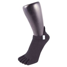 TOETOE Sports Trainer Five Finger Running Toe Socks Black