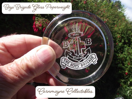 Vintage boys brigade glass - boys',