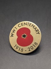 Poppie Pin Badge, Vintage WW1