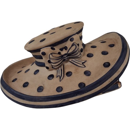 Coalport derby hats porcelain - hats,