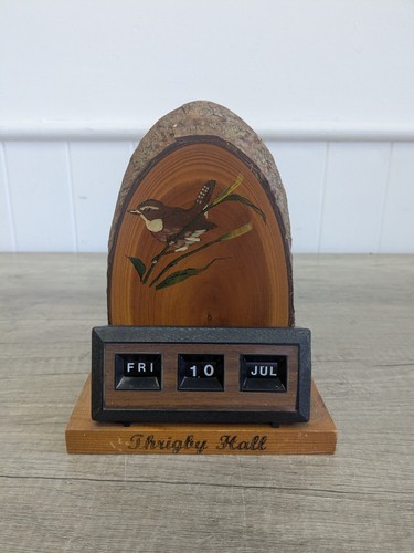 Vintage 70s wooden perpetual - wooden,