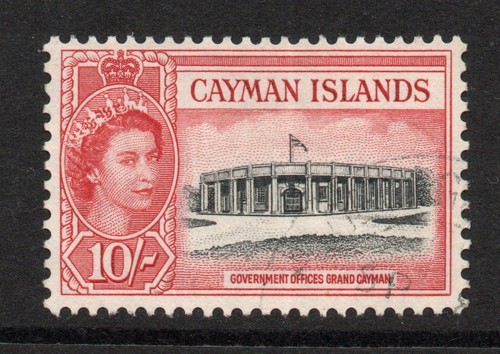 Cayman islands 1953 - cayman, 10/-
