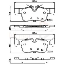 Brake Pads Set For Mini JCW