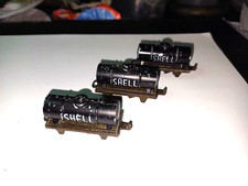 Lone Star 000/N gauge Rake of Three "Shell" black Oil Tankers (see text)