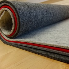 3mm - 4mm thick pressed 100% Wool Felt  60cm wide per 0.5 metre & sheets