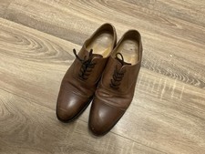 Charles Tyrwhitt Men’s Shoes Oxford Brogue Shoes Tan Brown Size UK 8